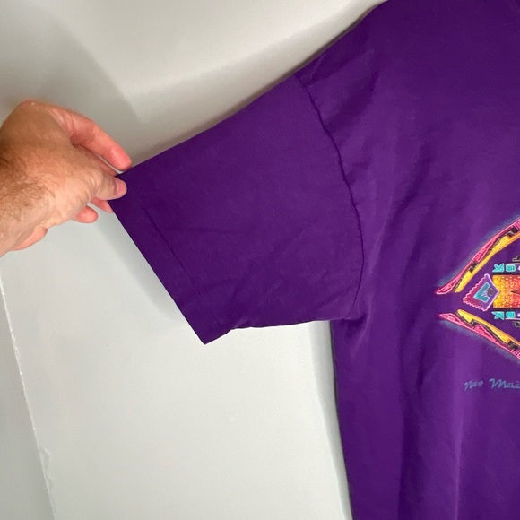 Vintage Single Stitch Destination State of New Mexico Aztec Western Tee Size 2XL - Picture 4 of 8